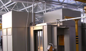 Cabina manuala de pulverizare